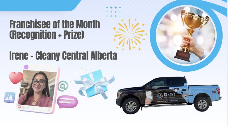 Franchisee of the Month: Irene, Cleany Central Alberta